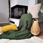 Cuvertura Best Cotton - Pique, 220x240 cm,100% bumbac, verde brad - imagine 4