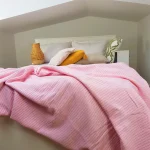 Cuvertura Best Cotton - Pique, 220x240 cm,100% bumbac, roz