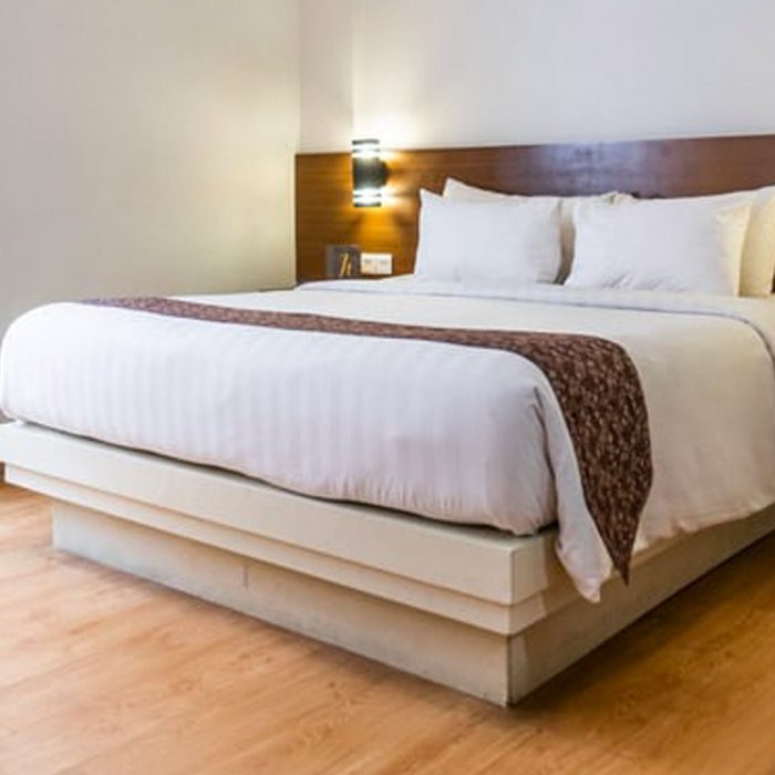 Cearceaf pentru pilota Best Cotton Hotel - Damasc cu latime dungi 2.5 cm, 100% bumbac, alb - imagine 6