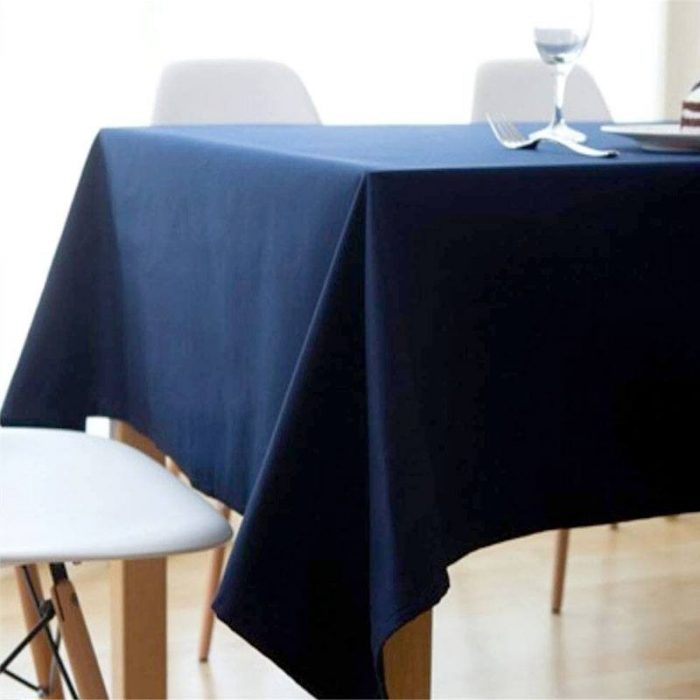 Fata de masa Best Cotton - Delice bleumarin, 100% bumbac - imagine 2