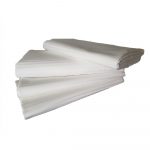 Fete de masa Best Cotton Hotel - 110x110 cm, Damasc Saten, 100% bumbac, alb, latime dungi 0.5 cm - 4 buc - imagine 2