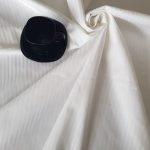 Fata de masa Best Cotton Hotel - 150x240 cm, Damasc Saten, 100% bumbac, alb, dungi cu latime 0.5 cm - imagine 8