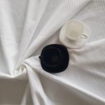 Fata de masa Best Cotton Hotel - rotunda, diametru 150 cm, Damasc, 100% bumbac, latime dungi 1 cm, alb