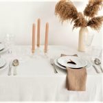 Fata de masa Best Cotton Hotel, 100% bumbac, Ranforce Pakistan,  dimensiunea 120x150 cm, alb - imagine 2