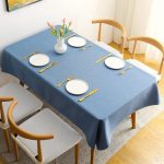 Fata de masa Best Cotton - Percale, 100% Bumbac, albastru - imagine 3