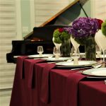 Fata de masa Best Cotton - 180x300 cm, Damasc Saten DeLux, 100% bumbac, burgundy - imagine 3