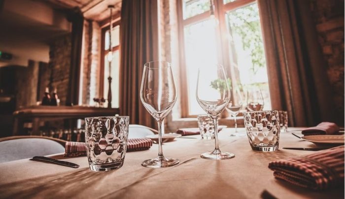 Fata de masa Best Cotton - 180x300 cm, Damasc Saten DeLux, 100% bumbac, ciocolata - imagine 3