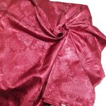 Fata de masa Best Cotton - Jacquard sedef, decor oriental, bordeaux - imagine 3