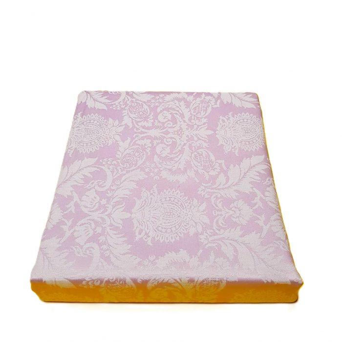 Fata de masa Best Cotton - Jacquard sedef, 150x240 cm, decor oriental, liliac - imagine 4