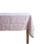 Fata de masa Best Cotton - Jacquard sedef, 150x240 cm, decor oriental, liliac