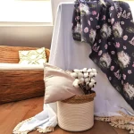 Fata de masa Best Cotton - Paste, 160x160 cm, 100% bumbac, tesatura gofrata, gri antracit - imagine 4