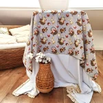 Fata de masa Best Cotton - Paste, 160x160 cm, 100% bumbac, tesatura gofrata, gri 2 - imagine 2