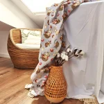 Fata de masa Best Cotton - Paste, 160x160 cm, 100% bumbac, tesatura gofrata, gri 2 - imagine 4