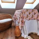 Fata de masa Best Cotton - Paste, 160x160 cm, 100% bumbac, tesatura gofrata, roz 1