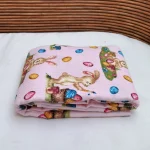 Napron decorativ pentru masa Best Cotton - Paste, 46x160 cm, 100% bumbac, tesatura gofrata, roz 1 - imagine 4