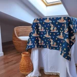 Fata de masa Best Cotton - Paste, 160x160 cm, 100% bumbac, tesatura gofrata, aquamarine 1