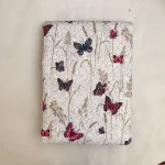 Fata de masa Best Cotton - Paste, 160x160 cm, 100% bumbac, tesatura gofrata, fluturi fuxia - imagine 3