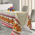 Fata de masa Best Cotton- Rustic, 100% bumbac, cu motive traditionale, T26