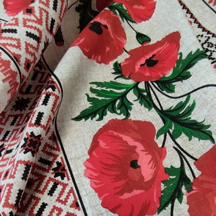 Fata de masa Best Cotton- Rustic, 100% bumbac, cu motive traditionale, T21 - imagine 5