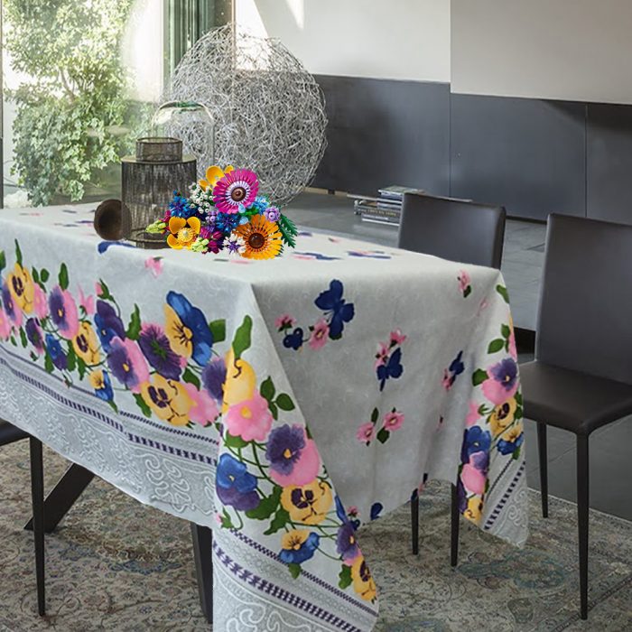 Fata de masa Best Cotton- Rustic, 100% bumbac, cu motive traditionale, T27 - imagine 5