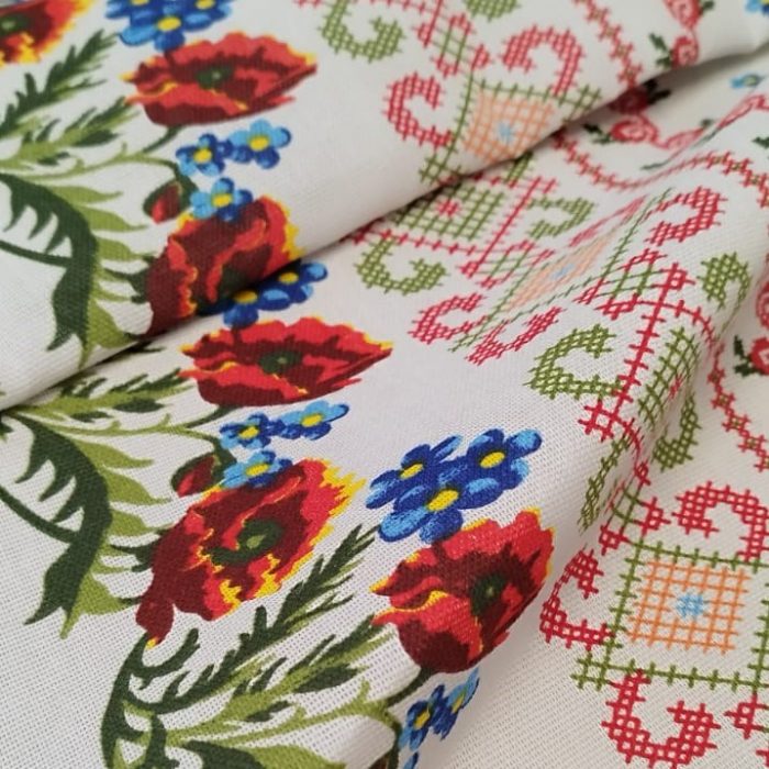 Fata de masa Best Cotton- Rustic, 100% bumbac, cu motive traditionale, T28 - imagine 4