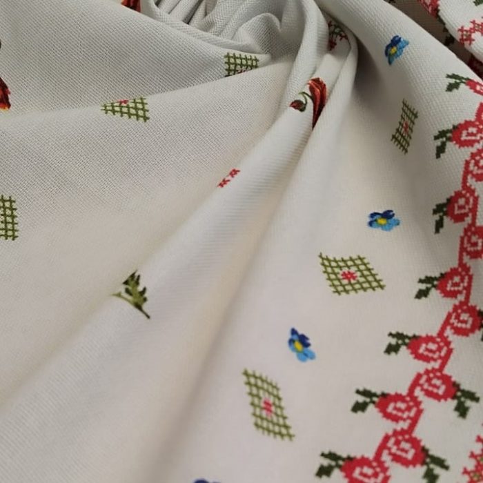 Fata de masa Best Cotton- Rustic, 100% bumbac, cu motive traditionale, T28 - imagine 3