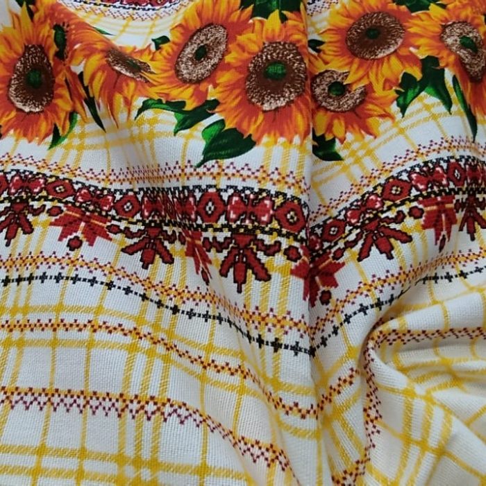 Fata de masa Best Cotton- Rustic, 100% bumbac, cu motive traditionale, T26 - imagine 3