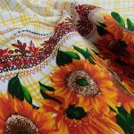 Fata de masa Best Cotton- Rustic, 100% bumbac, cu motive traditionale, T26 - imagine 4