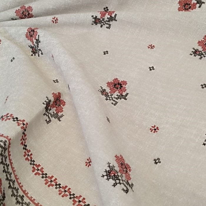 Fata de masa Best Cotton- Rustic, 100% bumbac, cu motive traditionale, T22 - imagine 5