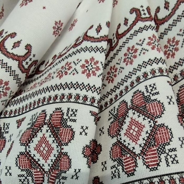 Fata de masa Best Cotton- Rustic, 100% bumbac, cu motive traditionale, T24 - imagine 2