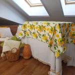 Fata de masa Best Cotton Exotic - 100% bumbac, creton, decor flori de lamai