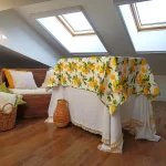 Fata de masa Best Cotton Exotic - 100% bumbac, creton, decor flori de lamai - imagine 5