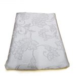 Fata de masa Best Cotton - Jacquard sedef, decor oriental, alb - 4 - imagine 4
