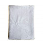 Fata de masa Best Cotton - Jacquard sedef, decor oriental, alb - 4 - imagine 2