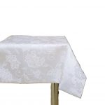 Fata de masa Best Cotton - Jacquard sedef, decor oriental, alb - 4