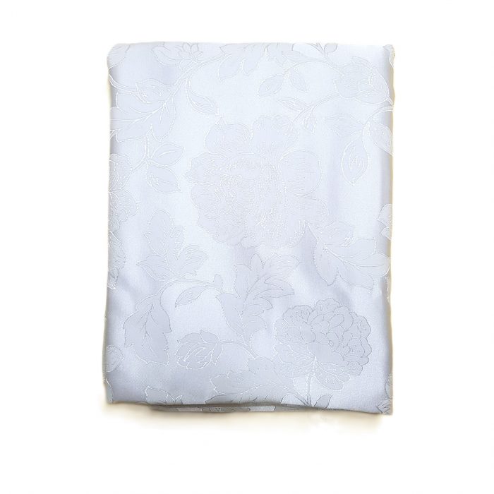 Fata de masa Best Cotton - Jacquard sedef, decor oriental, alb - 3 - imagine 4