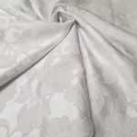 Fata de masa Best Cotton - Jacquard sedef, decor oriental, alb - 3 - imagine 3