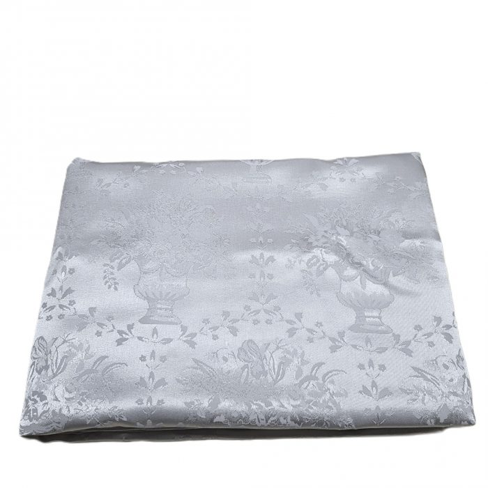 Fata de masa Best Cotton - Jacquard sedef, decor oriental, silver - imagine 2