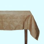 Fata de masa Best Cotton - Jacquard sedef, 140x300 cm, decor oriental, hussel nuts