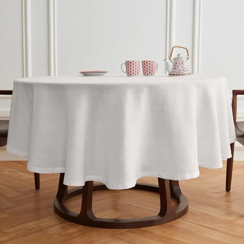 engros-fata de masa astoria home rotunda bumbac alba