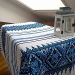 Fata de masa Best Cotton- Rustic, 100% bumbac, cu motive traditionale, T32