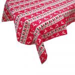 Fata de masa Best Cotton decor Craciun, 100% Bumbac, 150x150 cm, 04 - imagine 4