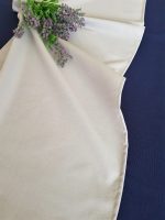 Fata de masa albastra cu napron gri uni Best Cotton Winter - creton, 180x220 cm + 45x180 cm, 100% bumbac