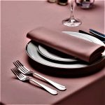 Fata de masa Best Cotton - Delice roz ars, 100% bumbac - imagine 2