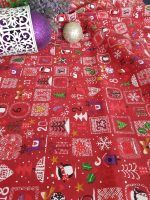 Fata de masa Best Cotton decor Craciun, 100% Bumbac, 150x220 cm, 10