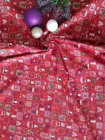 Fata de masa Best Cotton decor Craciun, 100% Bumbac, 150x220 cm, 10 - imagine 3