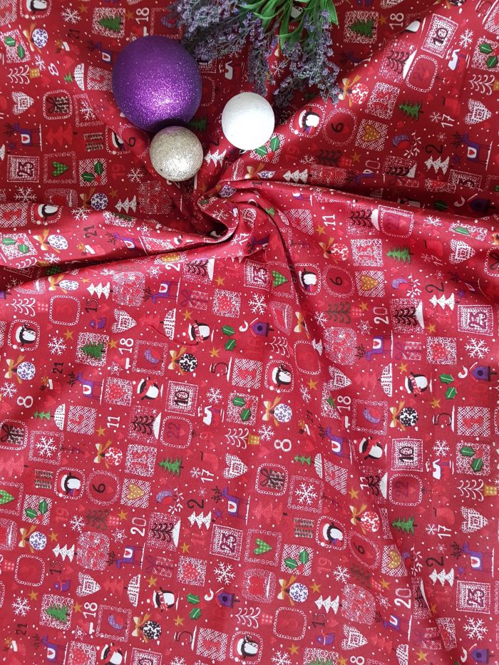 Fata de masa Best Cotton decor Craciun, 100% Bumbac, 150x220 cm, 10 - imagine 3