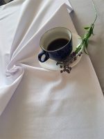 Napron uni pentru masa Best Cotton - 45x180 cm, creton, 100% bumbac , alb - imagine 2