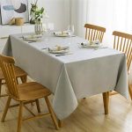 Fata de masa Best Cotton - Delice gri deschis, 100% bumbac