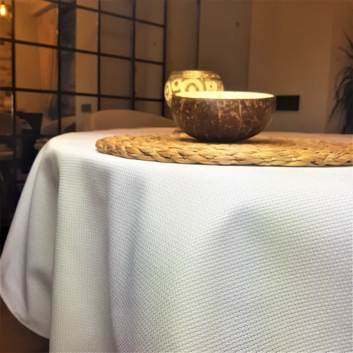 Napron Best Cotton - 35x150 cm, 100% bumbac , etamina, alb - imagine 12